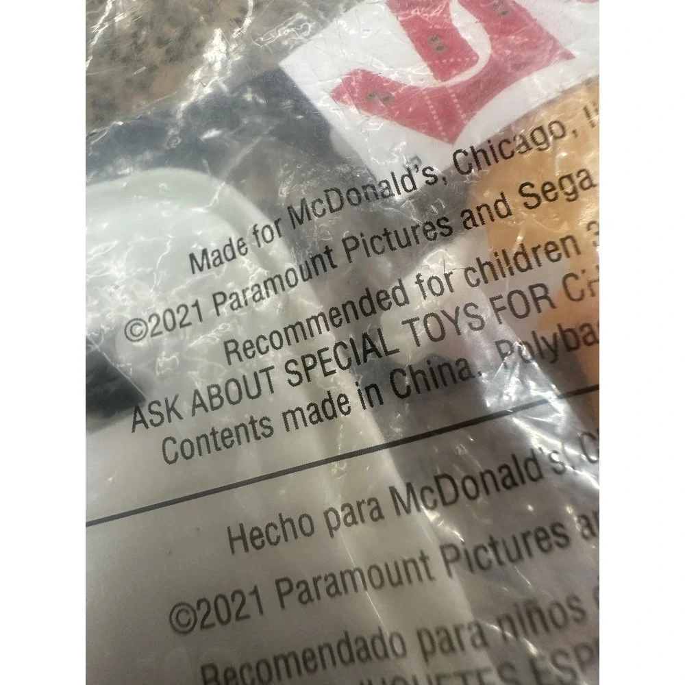 McDonald's Happy Meal Sonic 2 The Hedgehog Toy Figure #4 2022‎ New Bagged Promo